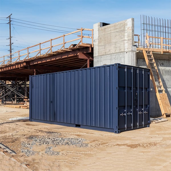 we offer various sizes of construction site storage containers to meet your specific needs
